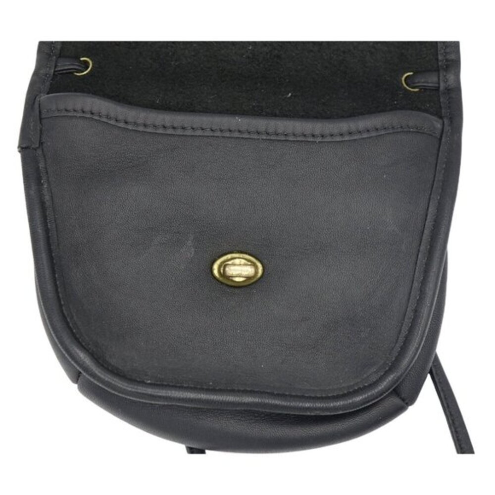 Vintage Coach Everett Mini Crossbody Black Leather Purse USA #9934 - Picture 9 of 10